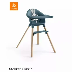 STOKKE Clikk™ Hochstuhl Fjord Blue* Treppenhochstühle