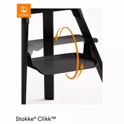 STOKKE Clikk™ Hochstuhl Midnight Black* Treppenhochstühle