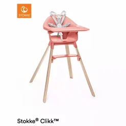 STOKKE Clikk™ Hochstuhl Sunny Coral* Treppenhochstühle