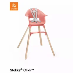 STOKKE Clikk™ Hochstuhl Sunny Coral* Treppenhochstühle