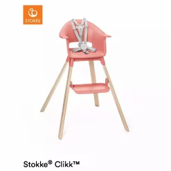 STOKKE Clikk™ Hochstuhl Sunny Coral* Treppenhochstühle