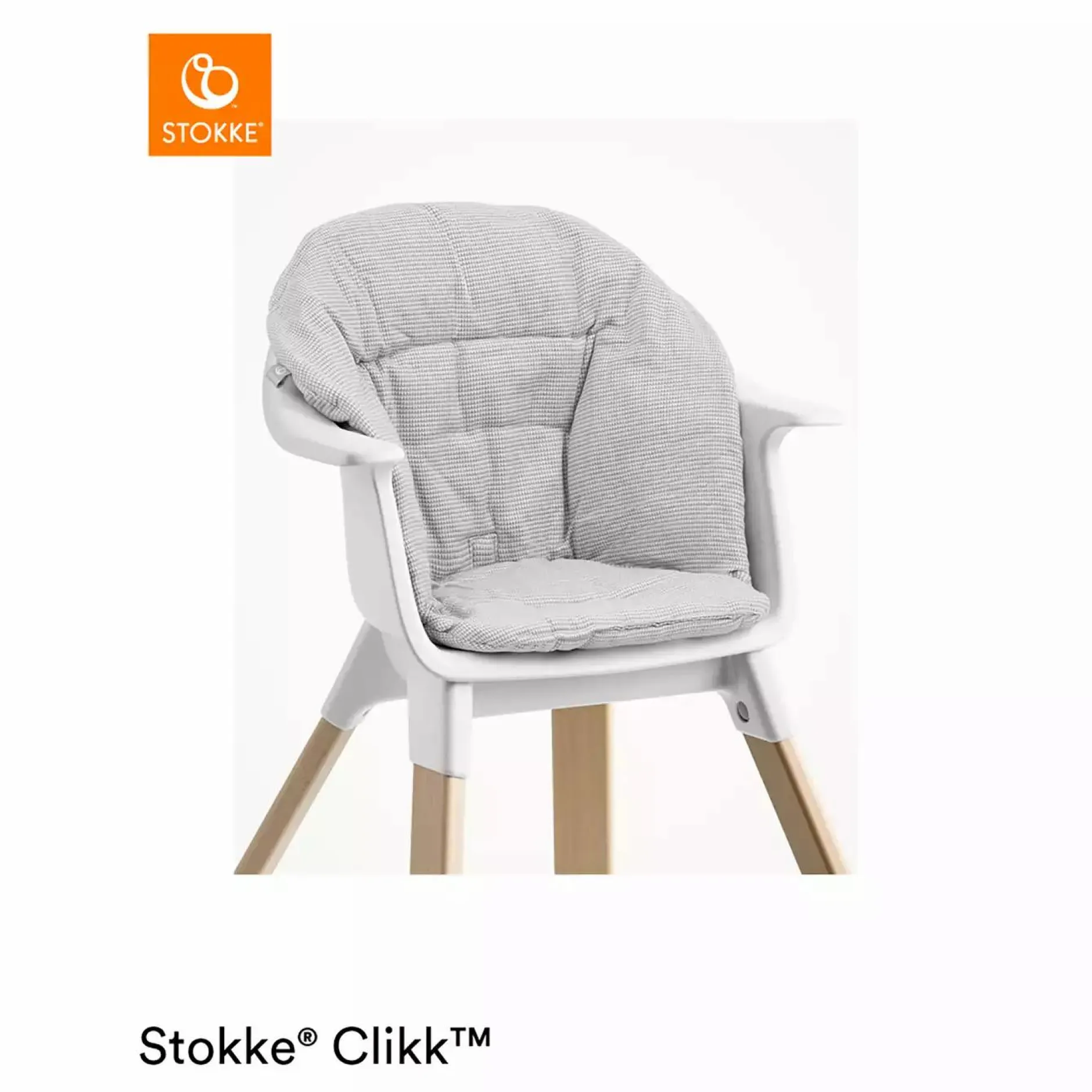 STOKKE Clikk™ Kissen Nordic Grey* Hochstuhl Zubehör