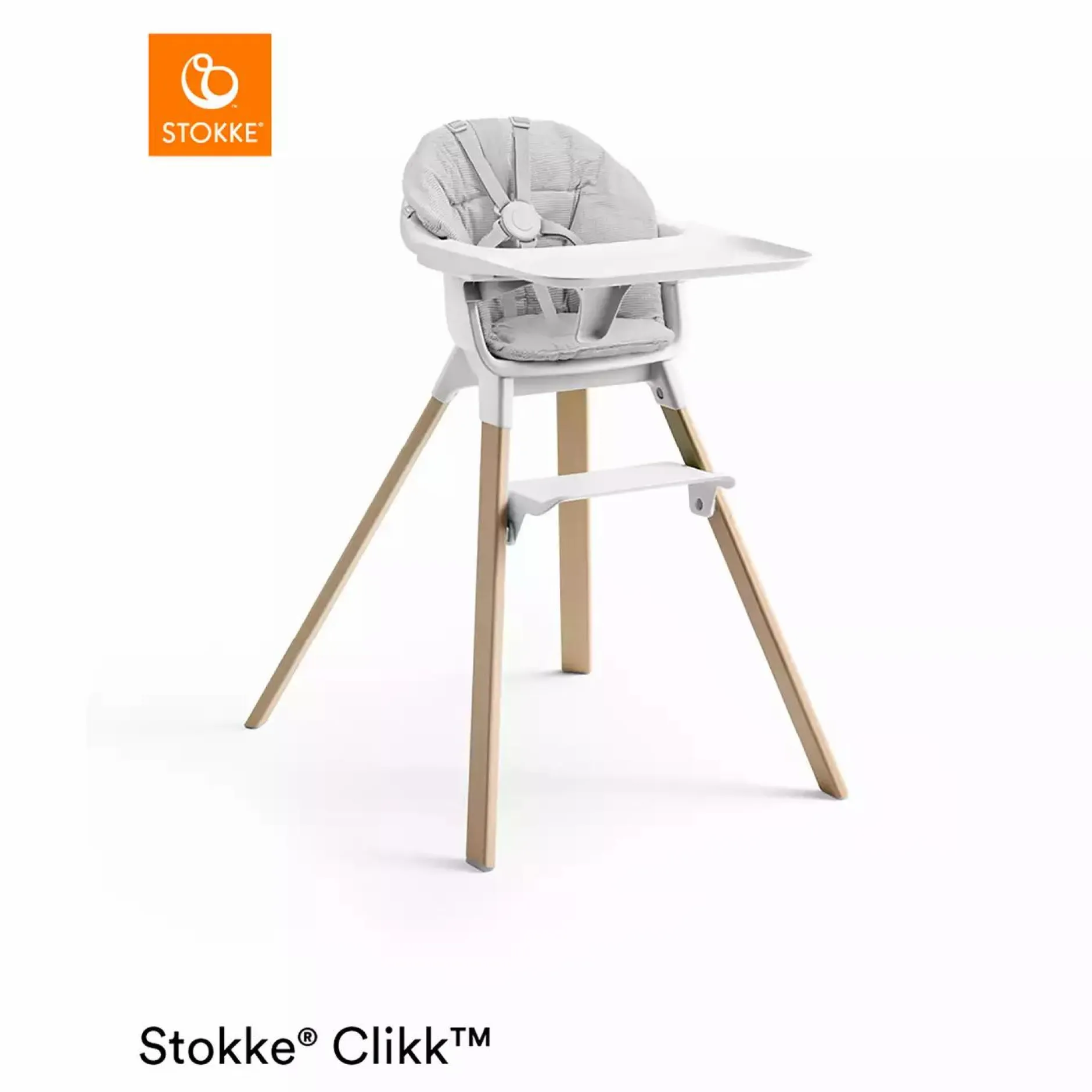STOKKE Clikk™ Kissen Nordic Grey* Hochstuhl Zubehör