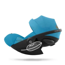 cybex Cloud G i-Size Beach Blue Plus*Kinder Babyschalen 0-13 Kg, Gruppe 0+