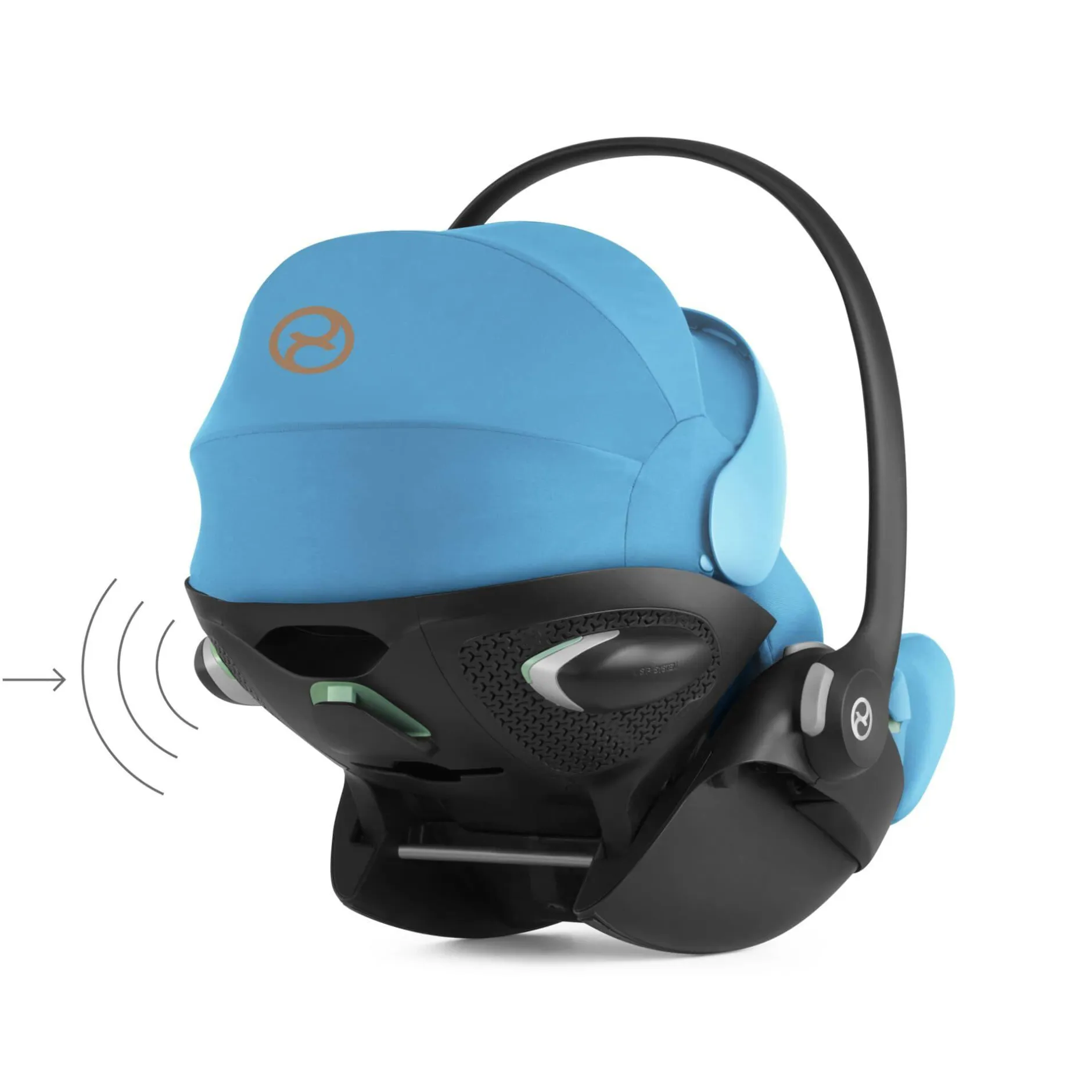 cybex Cloud G i-Size Beach Blue Plus*Kinder Babyschalen 0-13 Kg, Gruppe 0+