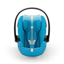 cybex Cloud G i-Size Beach Blue Plus*Kinder Babyschalen 0-13 Kg, Gruppe 0+