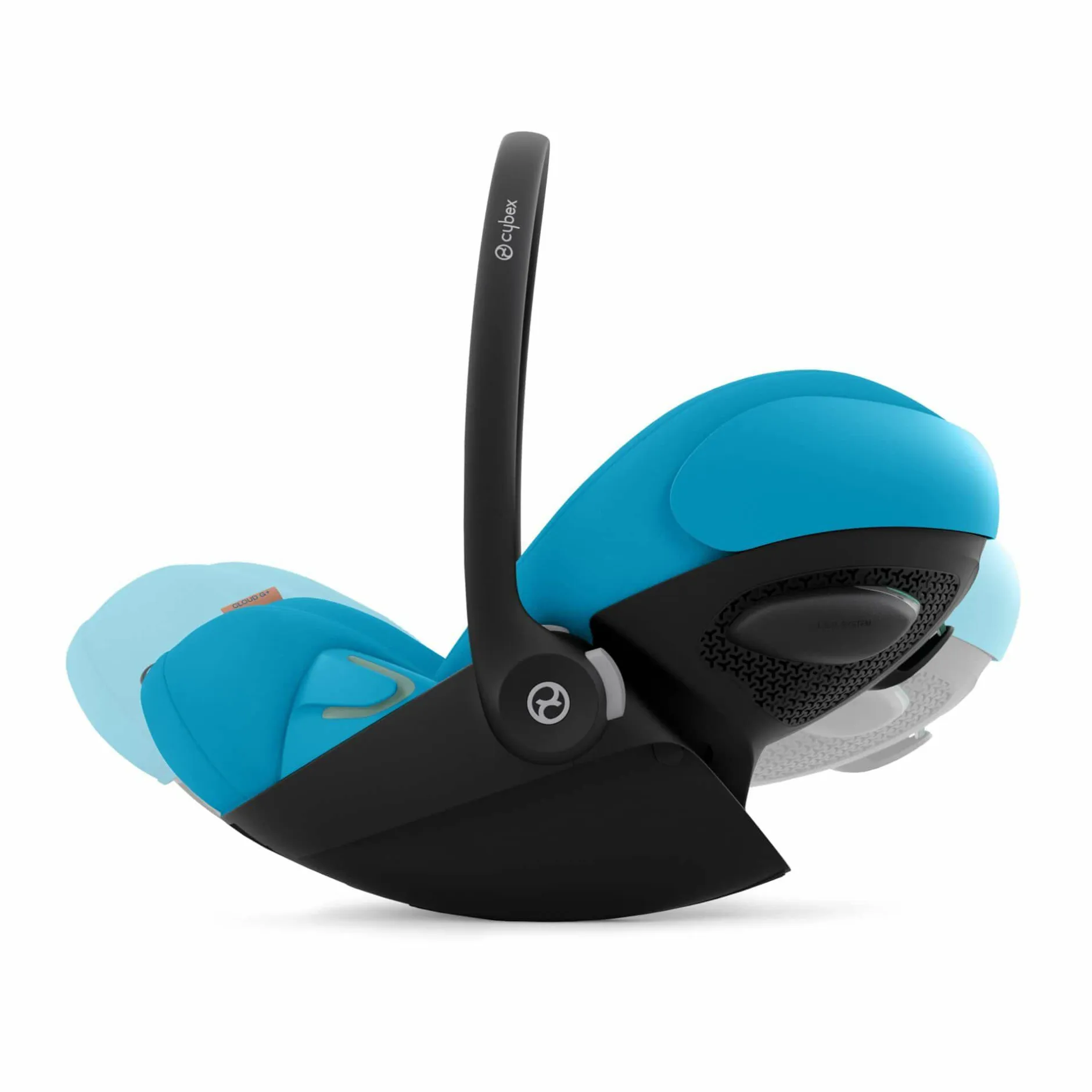 cybex Cloud G i-Size Beach Blue Plus*Kinder Babyschalen 0-13 Kg, Gruppe 0+