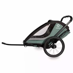 hamax Cocoon One Einsitzer Green/Black* Fahrradanhänger