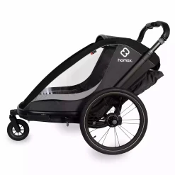 hamax Cocoon One Einsitzer Grey/Black* Fahrradanhänger