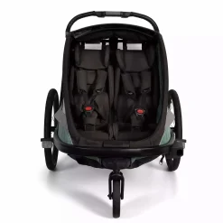 hamax Cocoon Zweisitzer Green/Black* Fahrradanhänger