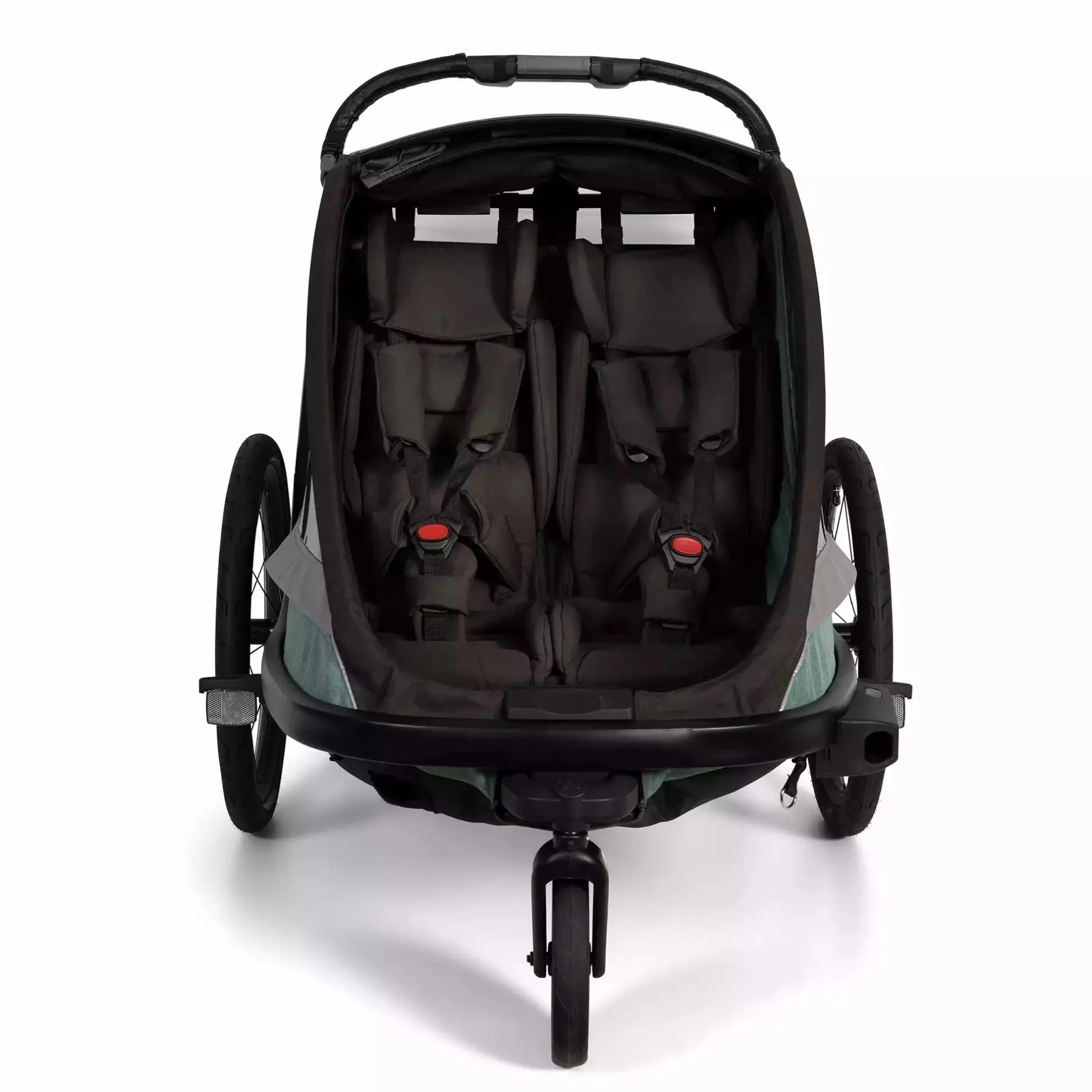 hamax Cocoon Zweisitzer Green/Black* Fahrradanhänger