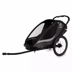 hamax Cocoon Zweisitzer Grey/Black* Fahrradanhänger