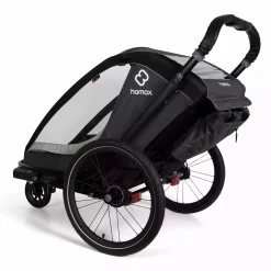 hamax Cocoon Zweisitzer Grey/Black* Fahrradanhänger