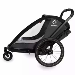 hamax Cocoon Zweisitzer Grey/Black* Fahrradanhänger