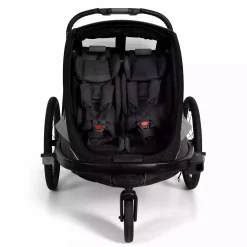 hamax Cocoon Zweisitzer Grey/Black* Fahrradanhänger