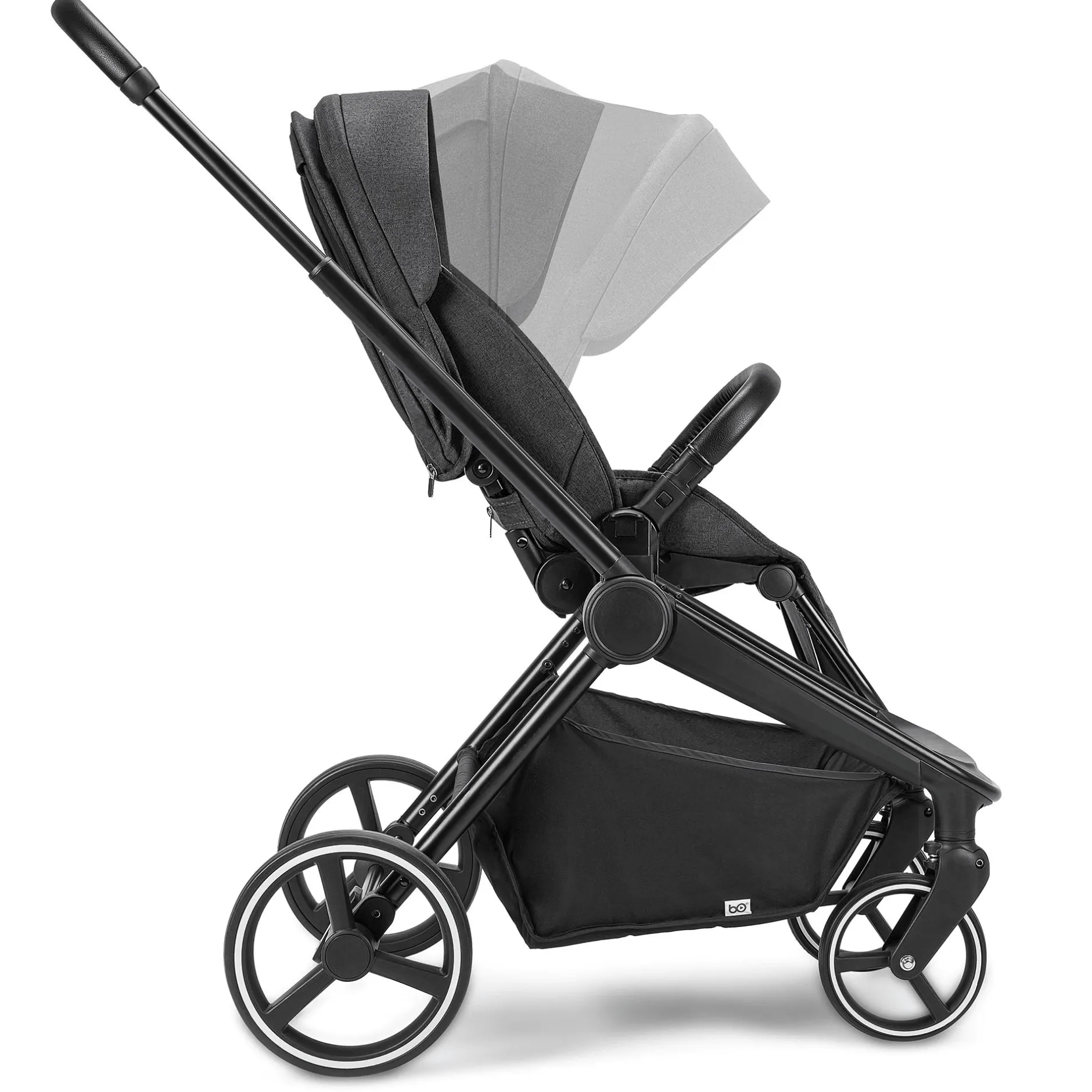 B.O. StartKlar Comet Black Melange*Kinder Kombi-Kinderwagen