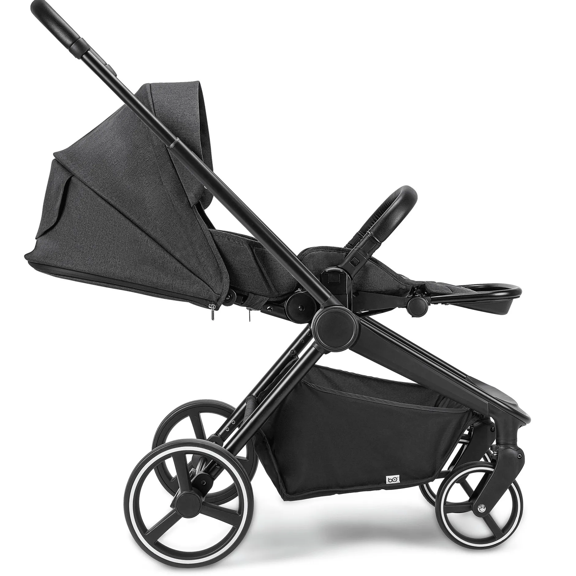 B.O. StartKlar Comet Black Melange*Kinder Kombi-Kinderwagen