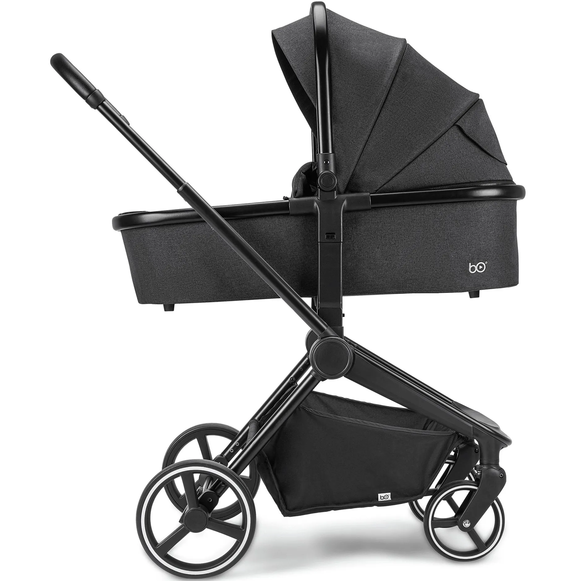 B.O. StartKlar Comet Black Melange*Kinder Kombi-Kinderwagen