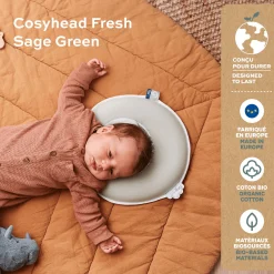 babymoov Cosyhead Sage Green* Bettausstattung