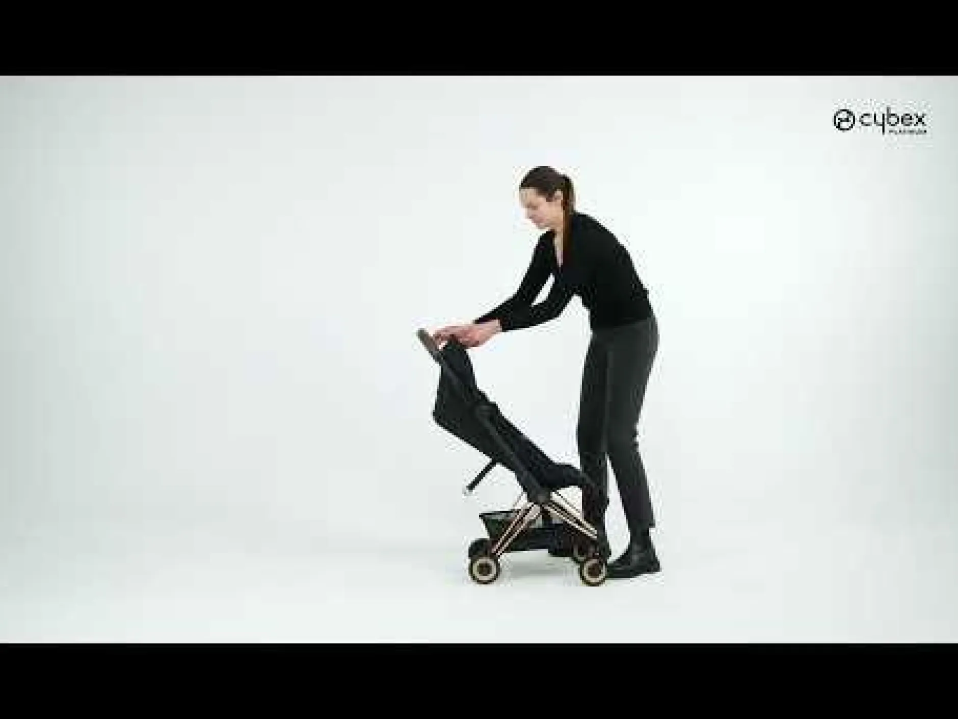 cybex PLATINUM Coya Leaf Green / Rosegold Rahmen*Kinder Buggys