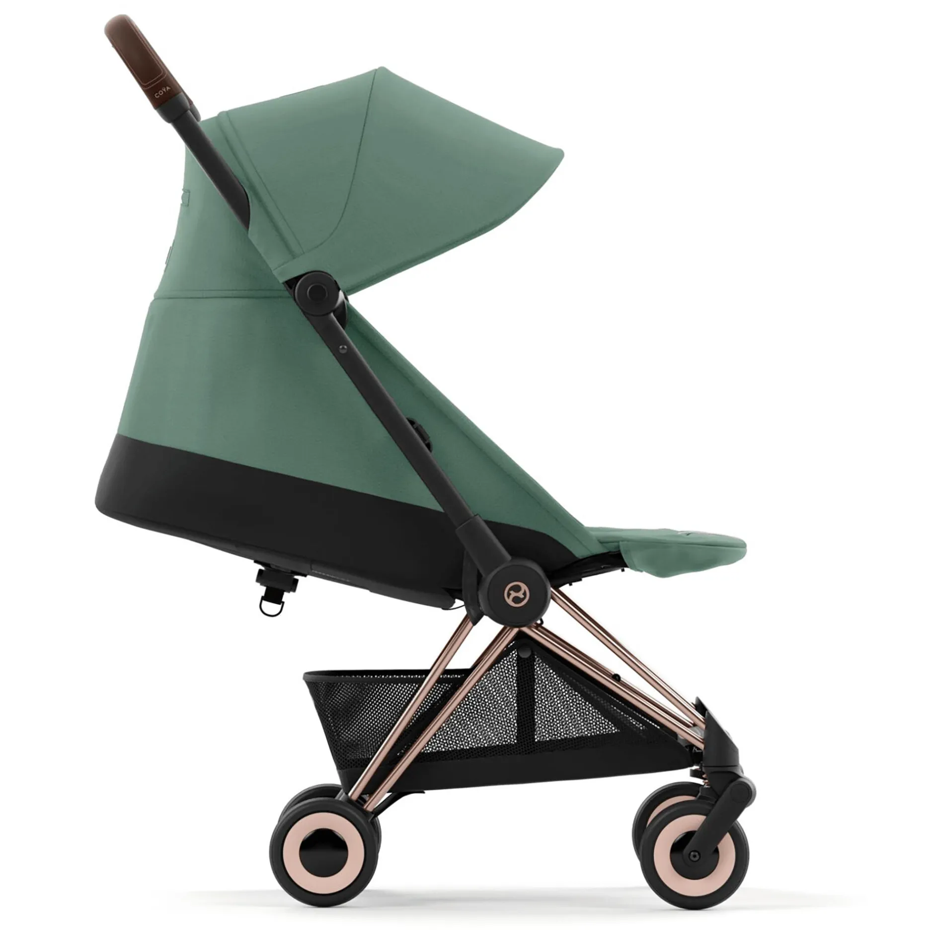 cybex PLATINUM Coya Leaf Green / Rosegold Rahmen*Kinder Buggys
