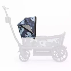 VEER Cruiser Sonnendach Blue Camouflage*Kinder Bollerwagen|Kinderfahrzeuge