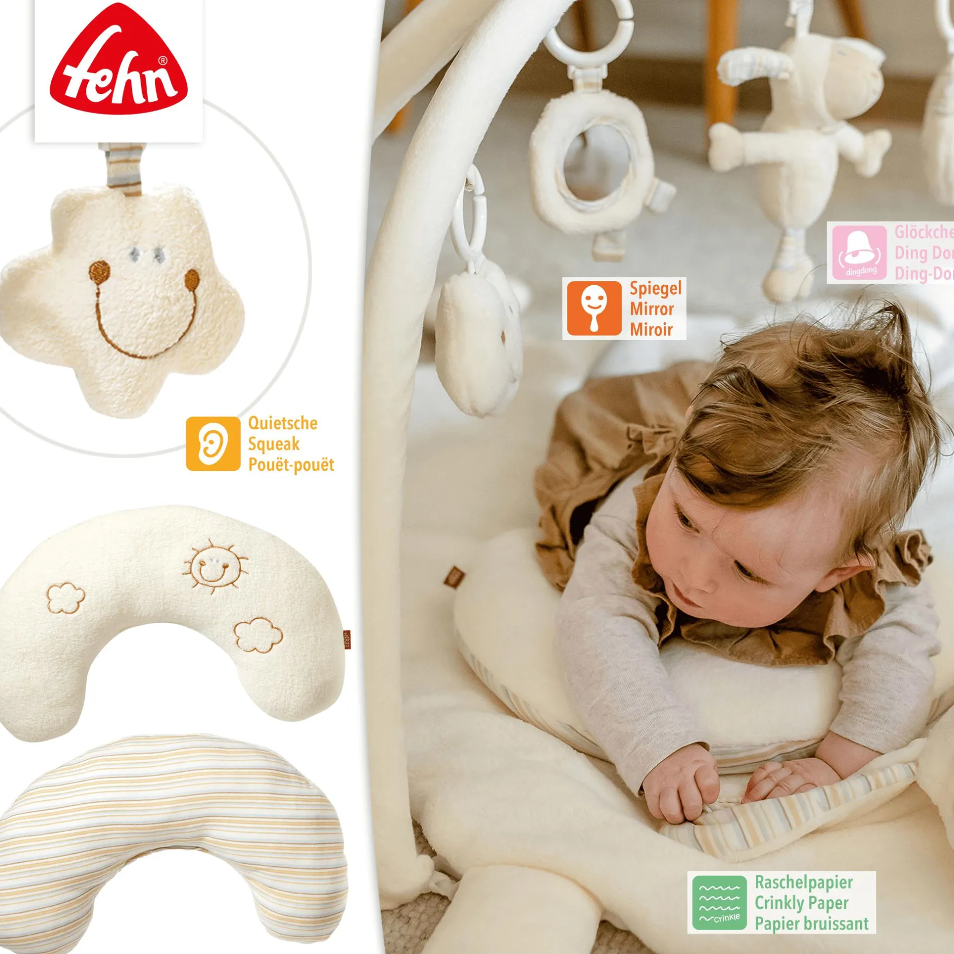 fehn 3-D-Activity-Decke Schaf* Spielbögen