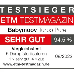 babymoov Dampfsterilisator & Flaschentrockner Turbo Pure* Vaporisatoren