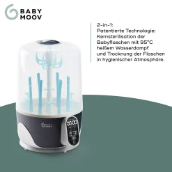 babymoov Dampfsterilisator & Flaschentrockner Turbo Pure* Vaporisatoren