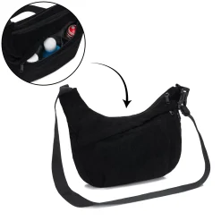 LITTLE ONE Daybag Cordy Black* Wickeltaschen