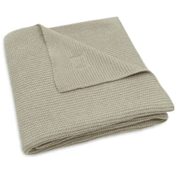 jollein Decke Basic Knit Olive Green 75 x 100 cm* Bettausstattung