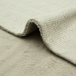 jollein Decke Grain Knit Olive Green 75 x 100 cm* Bettausstattung