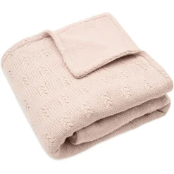 jollein Decke Grain Knit Wild Rose 75 x 100 cm* Bettausstattung