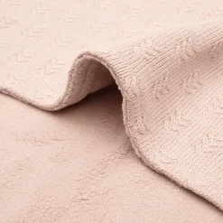 jollein Decke Grain Knit Wild Rose 75 x 100 cm* Bettausstattung