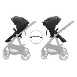 LITTLE ONE Denver 2in1 Anthrazit Melange*Kinder Buggys|Kombi-Kinderwagen