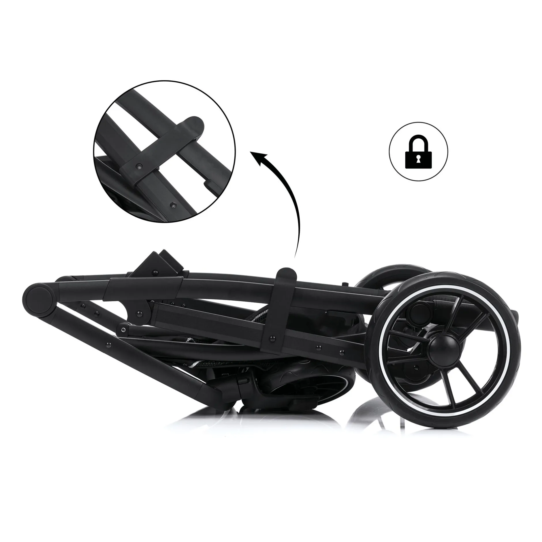 LITTLE ONE Denver 2in1 Anthrazit Melange*Kinder Buggys|Kombi-Kinderwagen