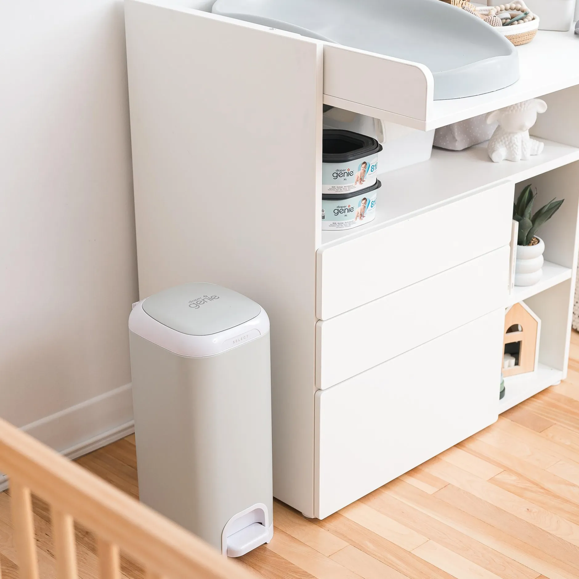 Angelcare Diaper Genie Windeleimer Select Stone Grey* Windeleimer