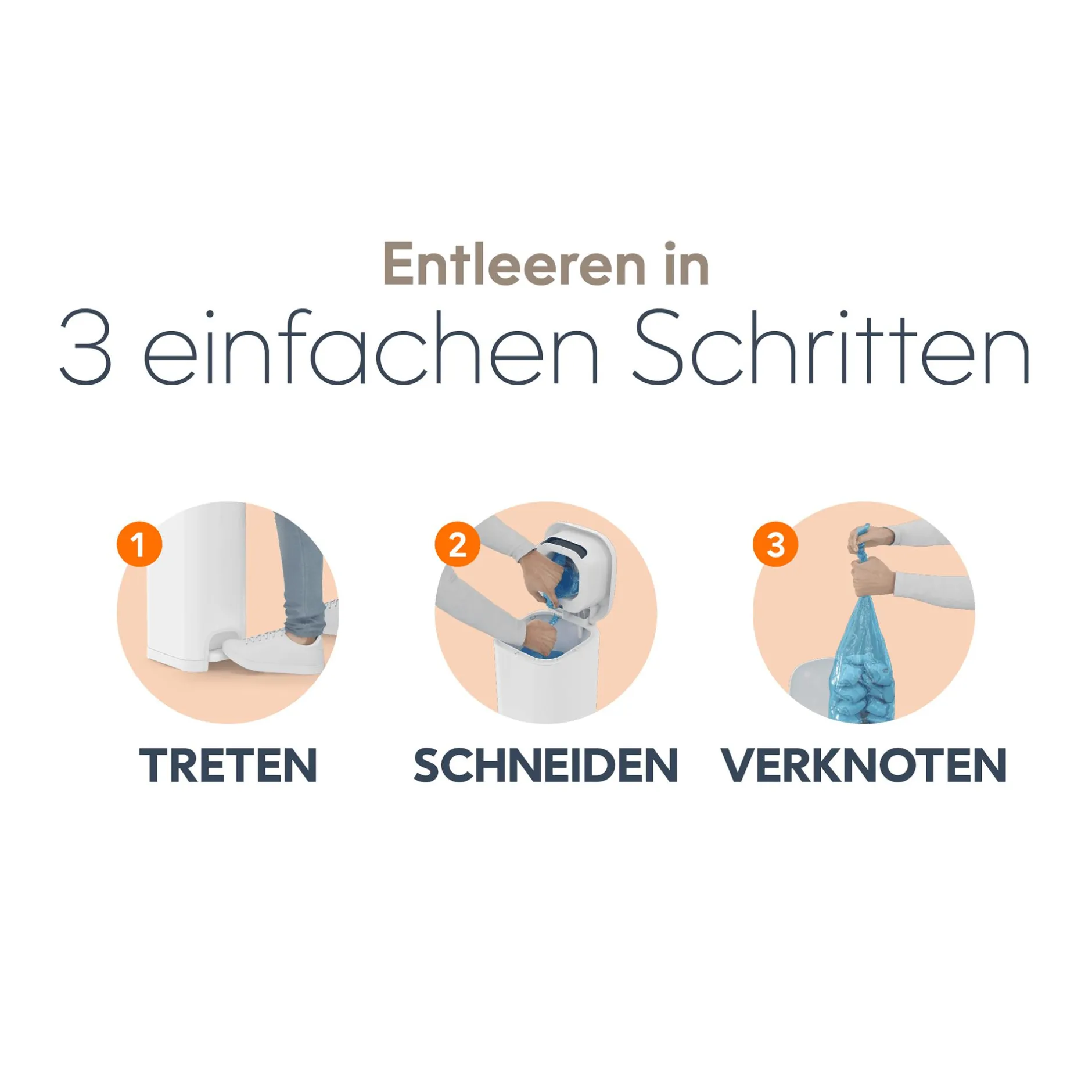 Angelcare Diaper Genie Windeleimer Select Stone Grey* Windeleimer