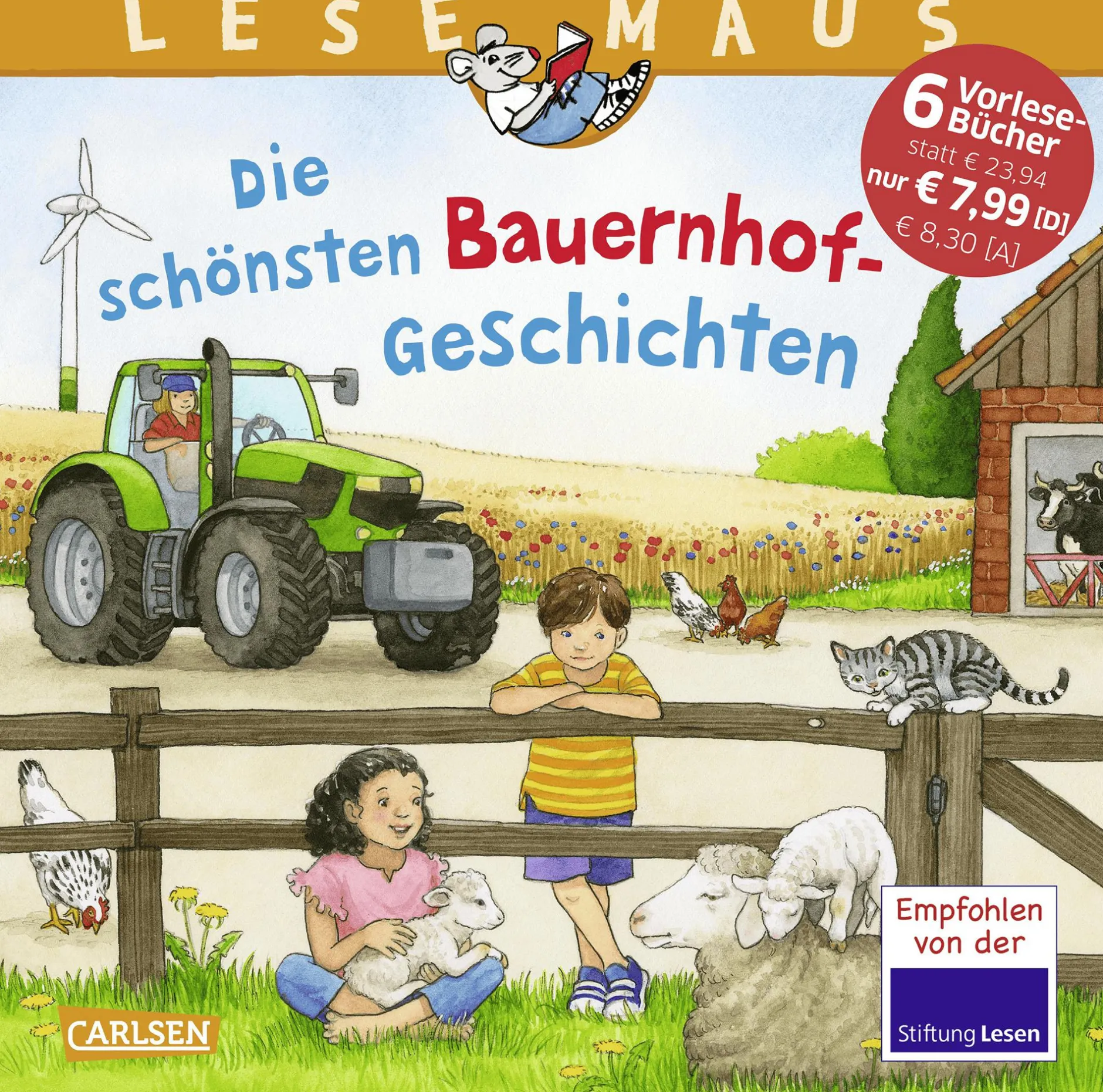 CARLSEN Die schönsten Bauernhof-Geschichten*Kinder Kinderbücher|Spielzeug Ab 3 Jahren