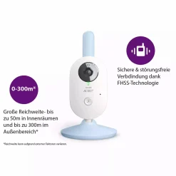 PHILIPS AVENT Digitales Video-Babyphone SCD835/26* Babyphone