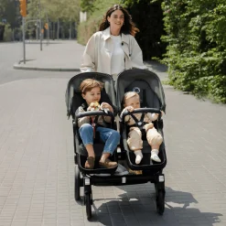 bugaboo Donkey 5 Mono Komplettset Mineral Black*Kinder Kombi-Kinderwagen
