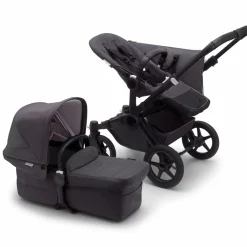 bugaboo Donkey 5 Mono Komplettset Mineral Black*Kinder Kombi-Kinderwagen