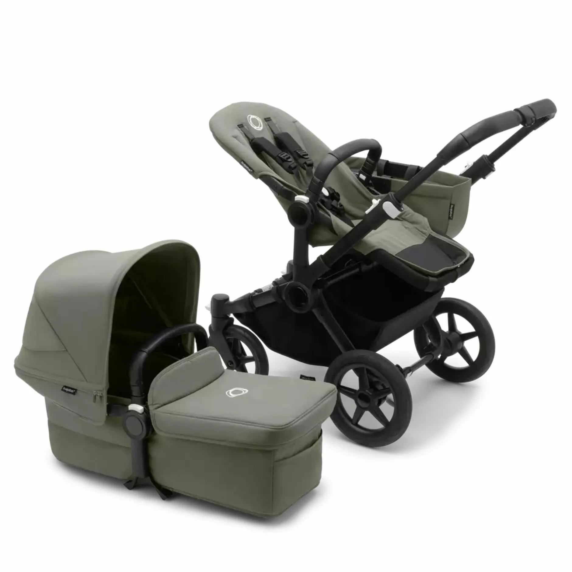 bugaboo Donkey 5 Mono-Kinderwagen, erweiterbar, Forest Green*Kinder Kombi-Kinderwagen