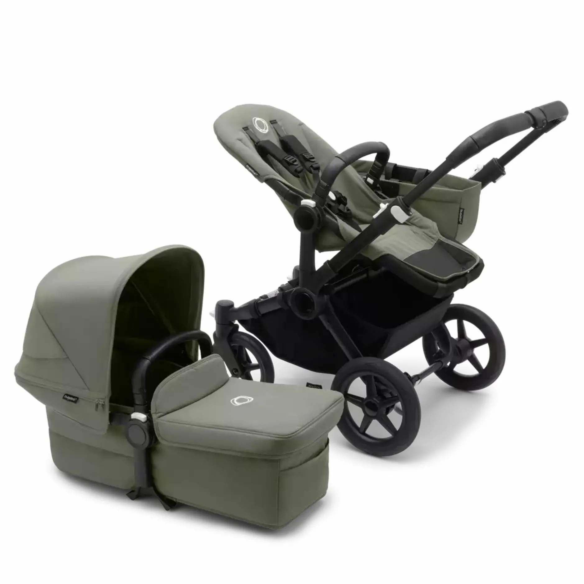 bugaboo Donkey 5 Mono-Kinderwagen, erweiterbar, Forest Green*Kinder Kombi-Kinderwagen