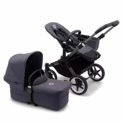 bugaboo Donkey 5 Mono-Kinderwagen, erweiterbar, Stormy Blue*Kinder Kombi-Kinderwagen