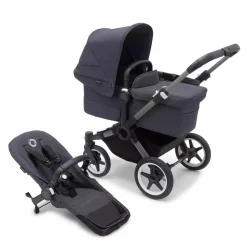 bugaboo Donkey 5 Mono-Kinderwagen, erweiterbar, Stormy Blue*Kinder Kombi-Kinderwagen