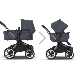 bugaboo Donkey 5 Mono-Kinderwagen, erweiterbar, Stormy Blue*Kinder Kombi-Kinderwagen