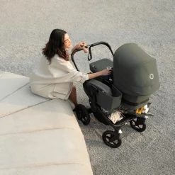 bugaboo Donkey 5 Mono-Kinderwagen, erweiterbar, Grey Melange*Kinder Kombi-Kinderwagen