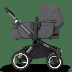 bugaboo Donkey 5 Mono-Kinderwagen, erweiterbar, Grey Melange*Kinder Kombi-Kinderwagen