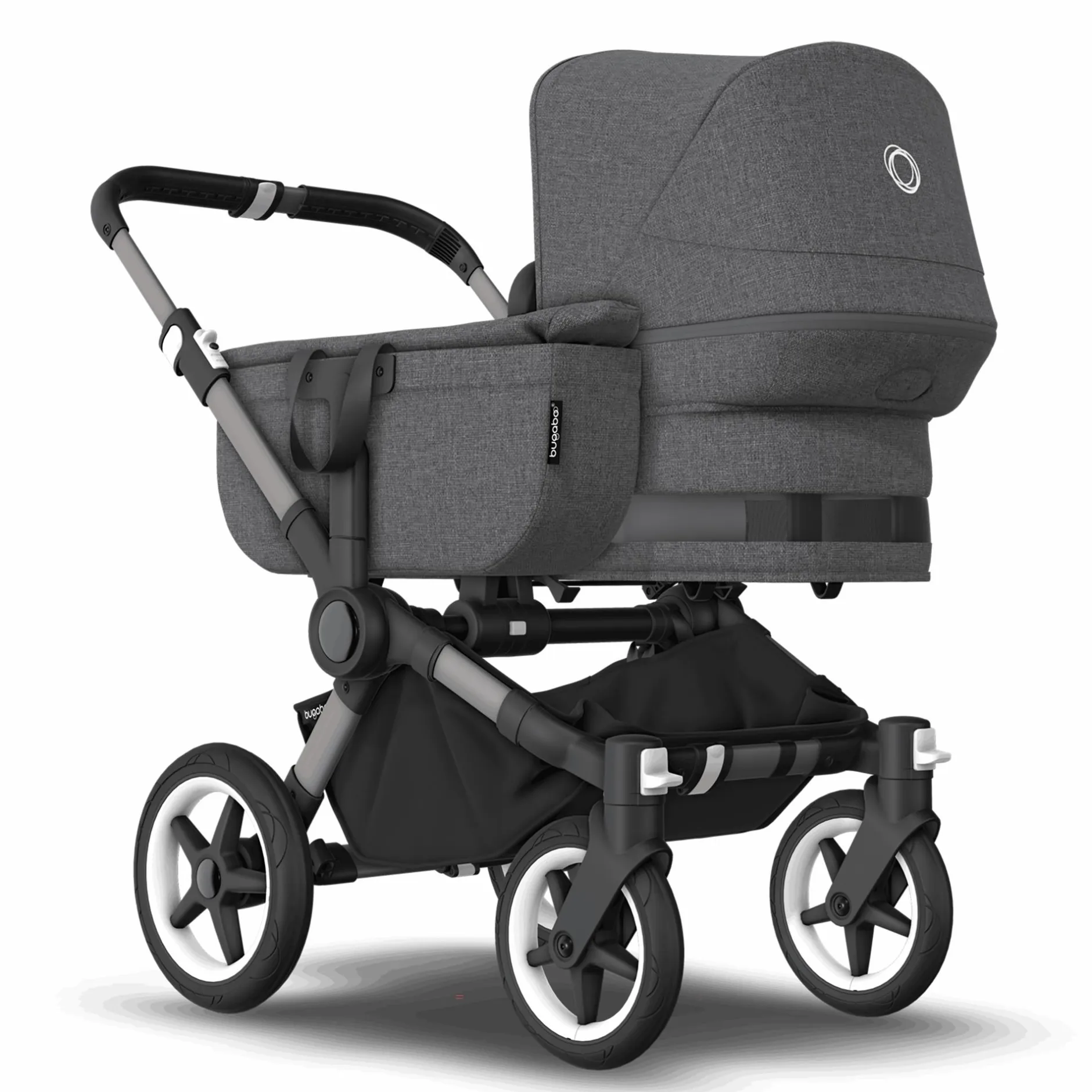 bugaboo Donkey 5 Mono-Kinderwagen, erweiterbar, Grey Melange*Kinder Kombi-Kinderwagen